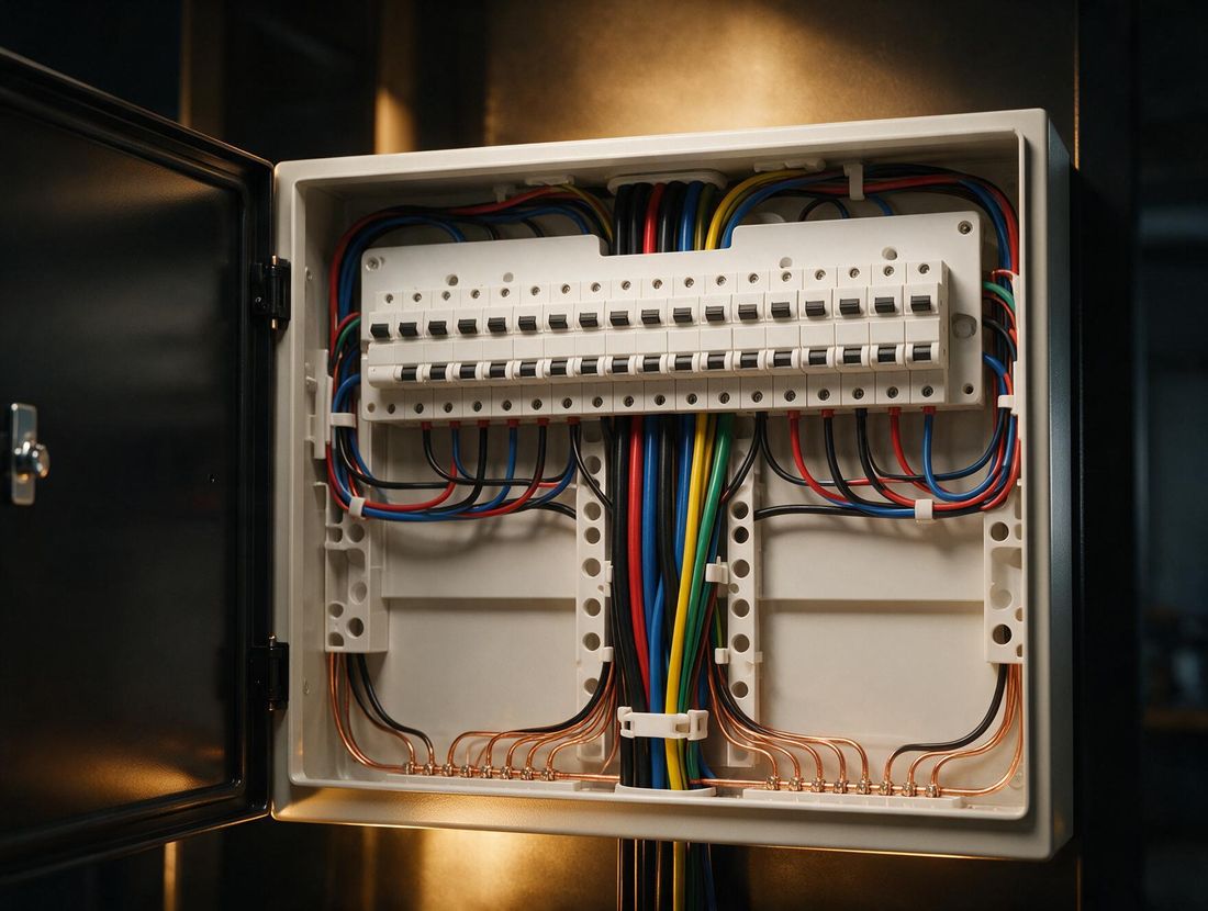 Tablero eléctrico armado y normalizado por electricista matriculado en Carlos Paz